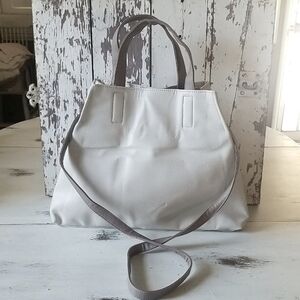 Ultra Chi Biege Tote Bag with Strap NWNT